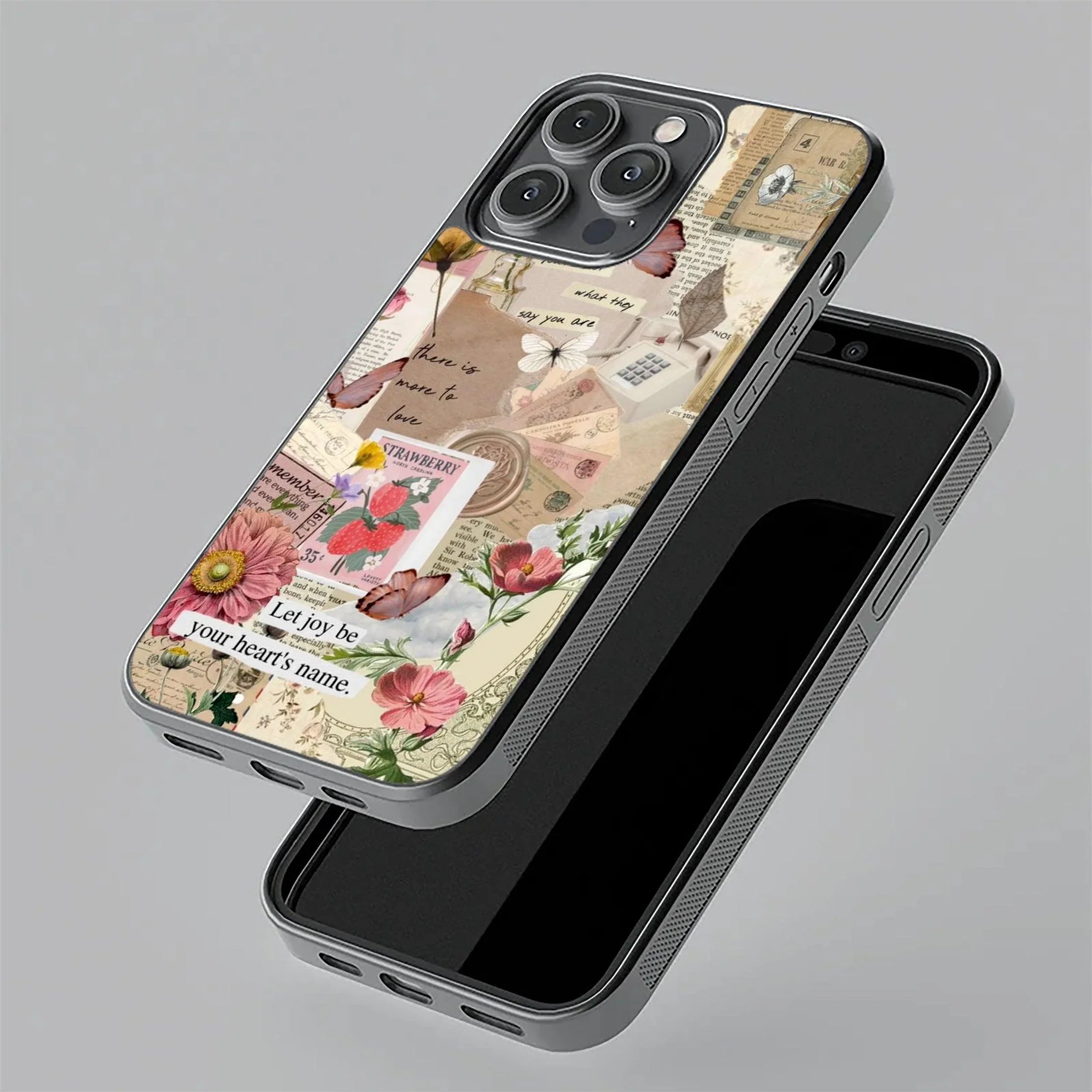 Vintage Vibes Glass Case Cover For Realme/Narzo - ShopOnCliQ
