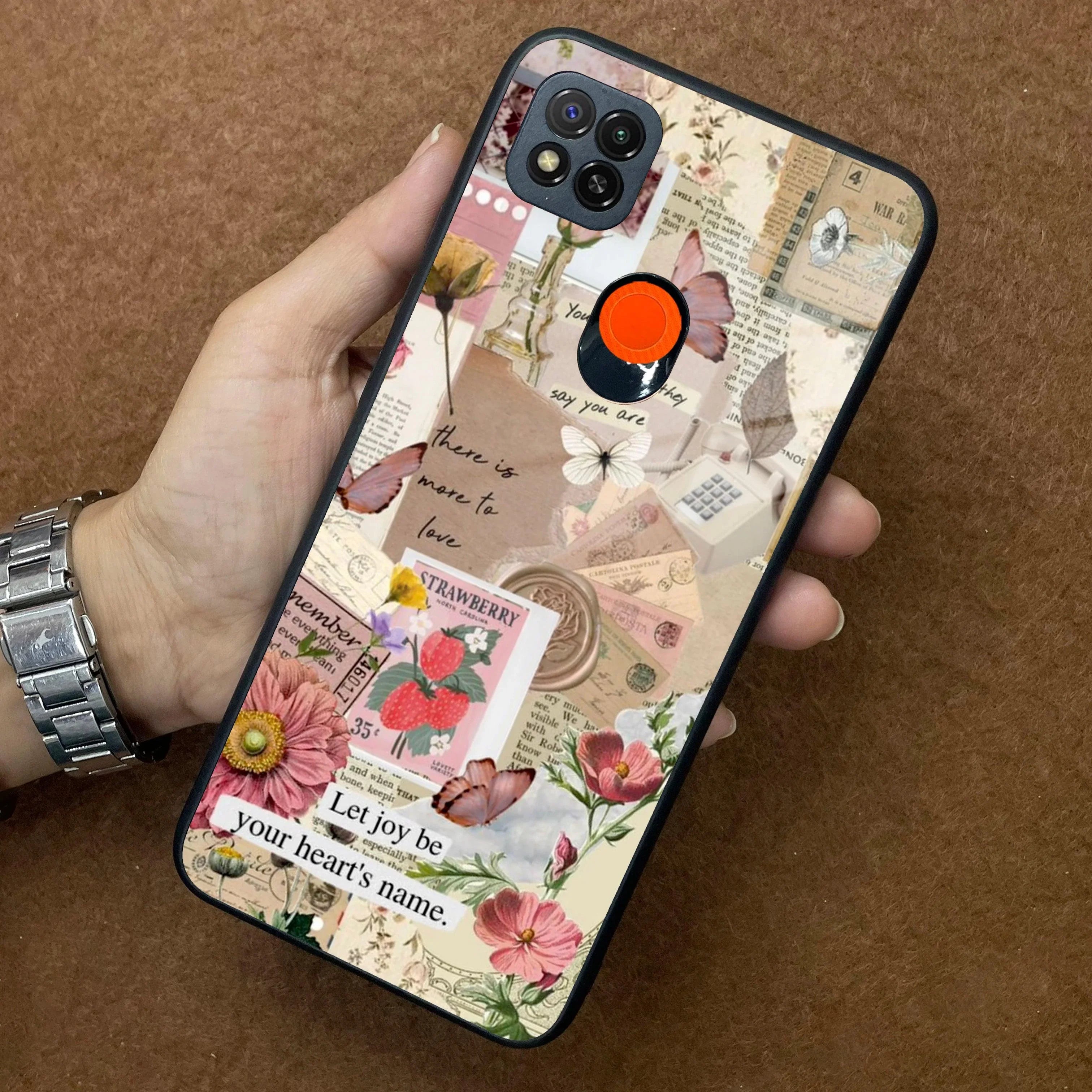 Vintage Vibes Glass Case Cover For Redmi/Xiaomi - ShopOnCliQ