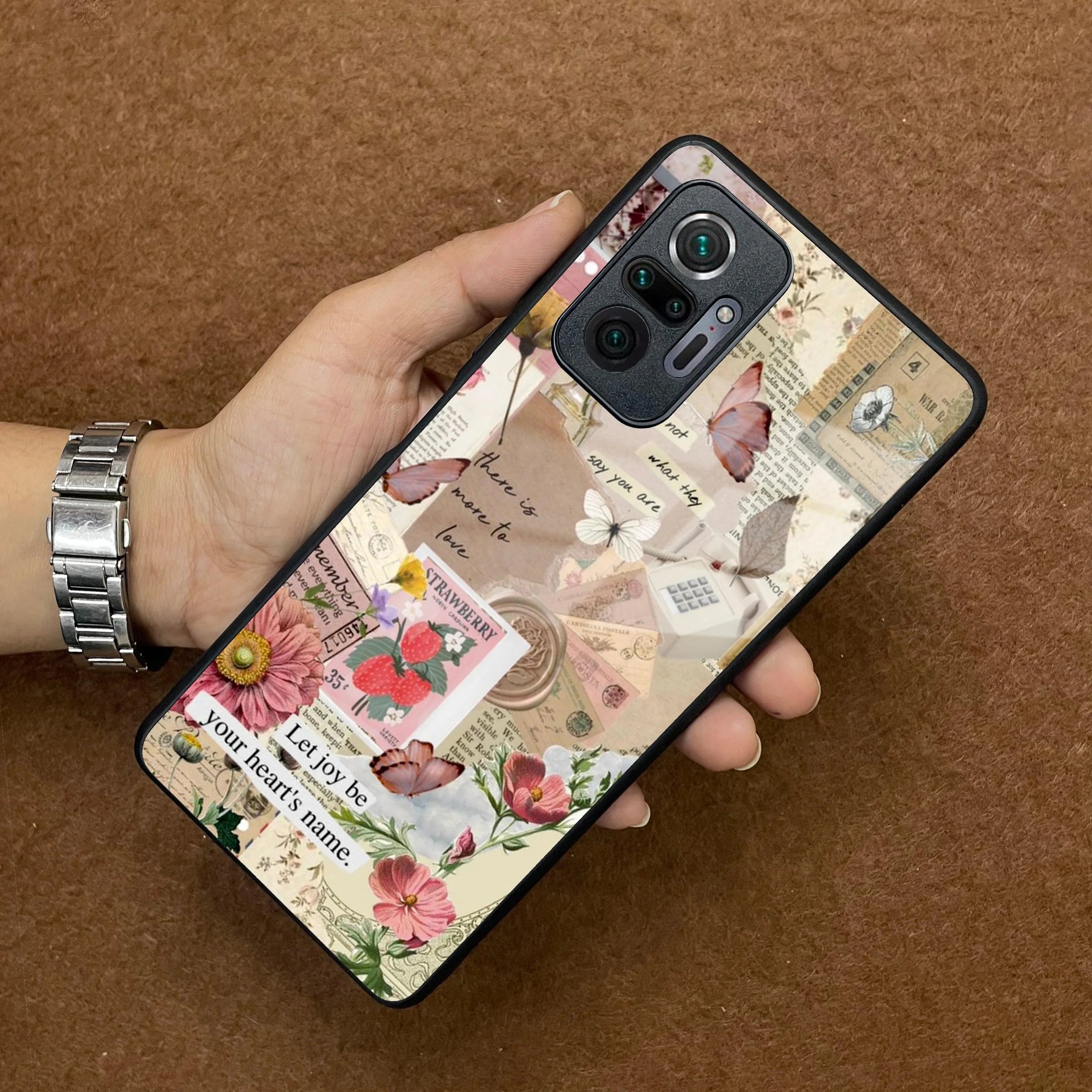 Vintage Vibes Glass Case Cover For Redmi/Xiaomi - ShopOnCliQ