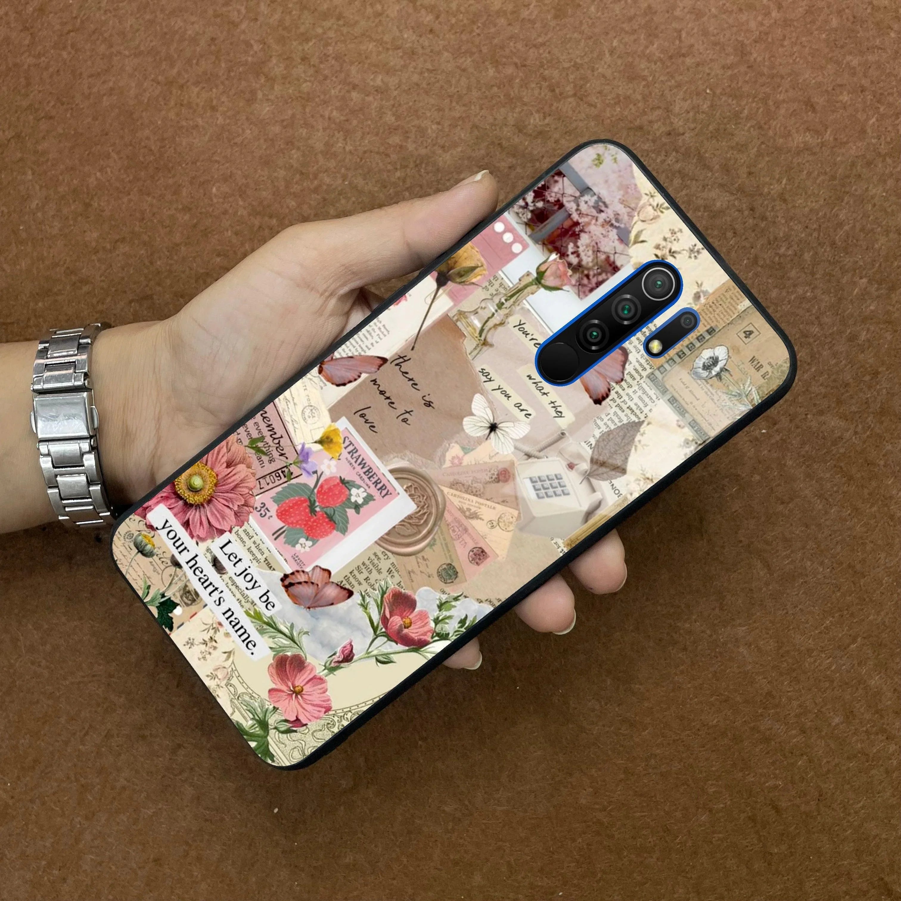 Vintage Vibes Glass Case Cover For Redmi/Xiaomi - ShopOnCliQ