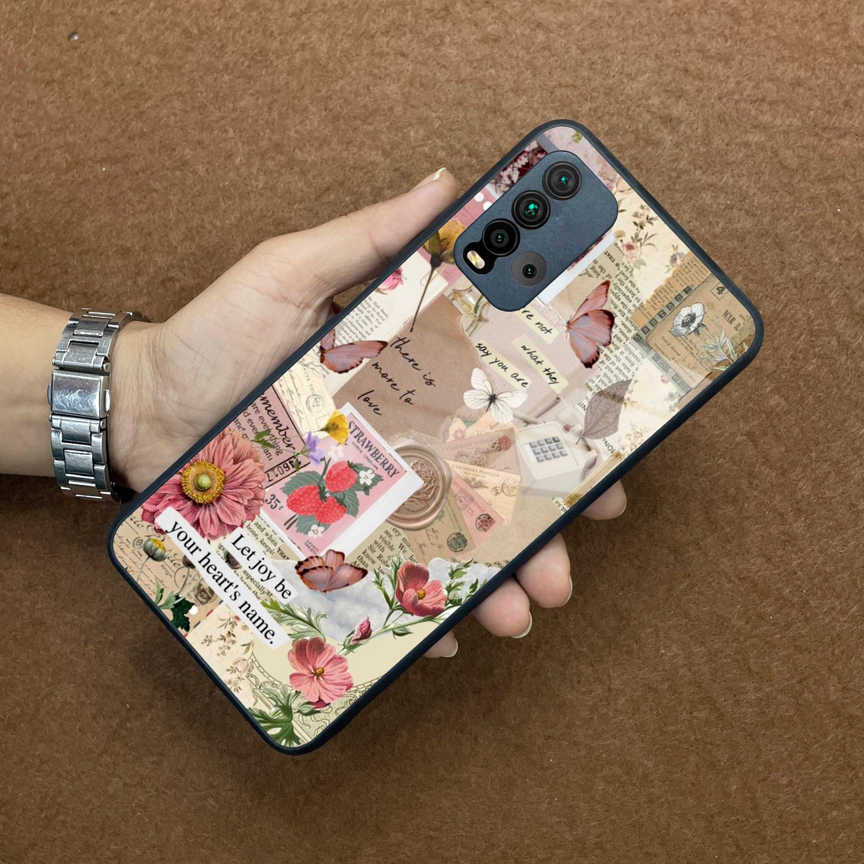Vintage Vibes Glass Case Cover For Redmi/Xiaomi - ShopOnCliQ