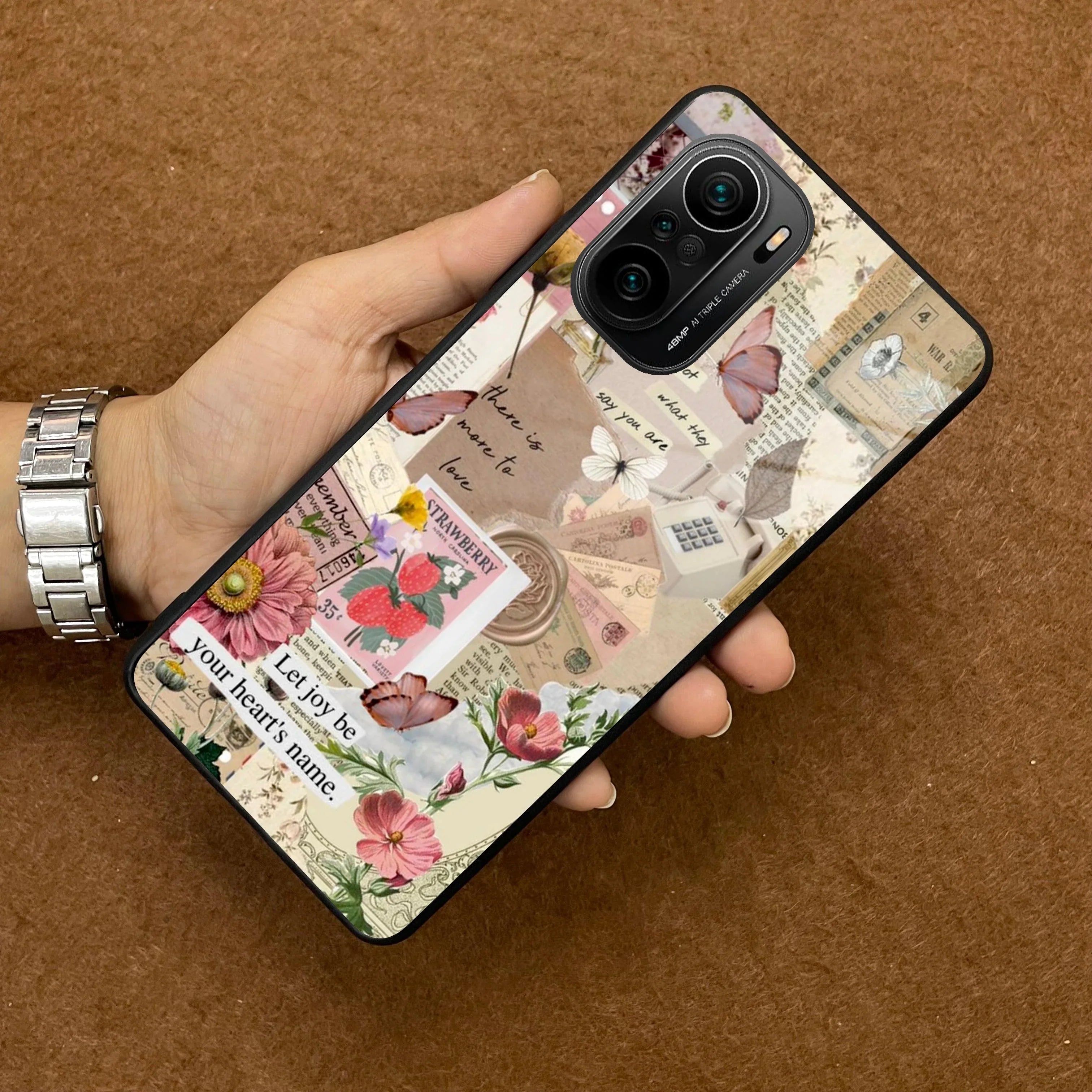 Vintage Vibes Glass Case Cover For Redmi/Xiaomi - ShopOnCliQ