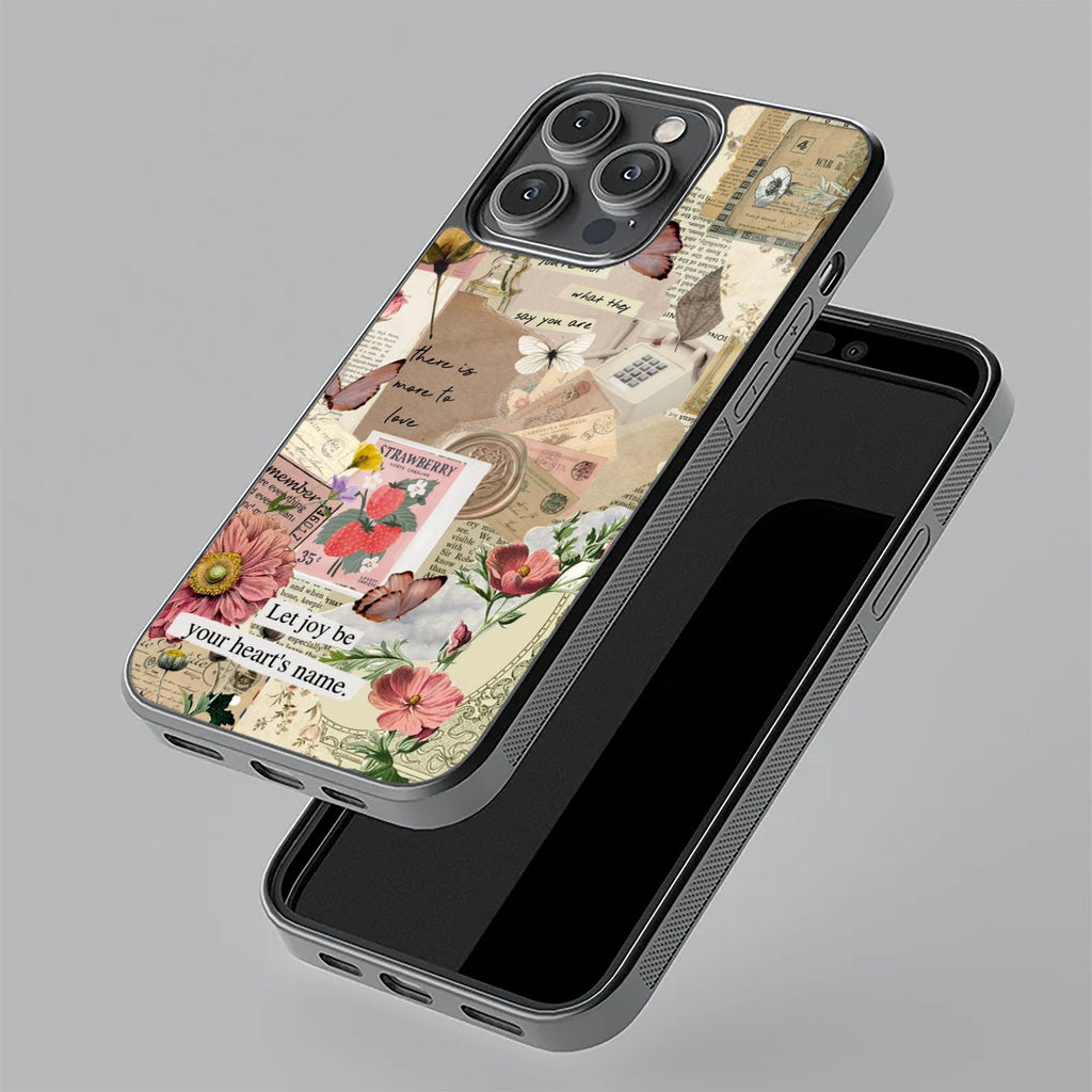 Vintage Vibes Glass Case Cover For iPhone 17e