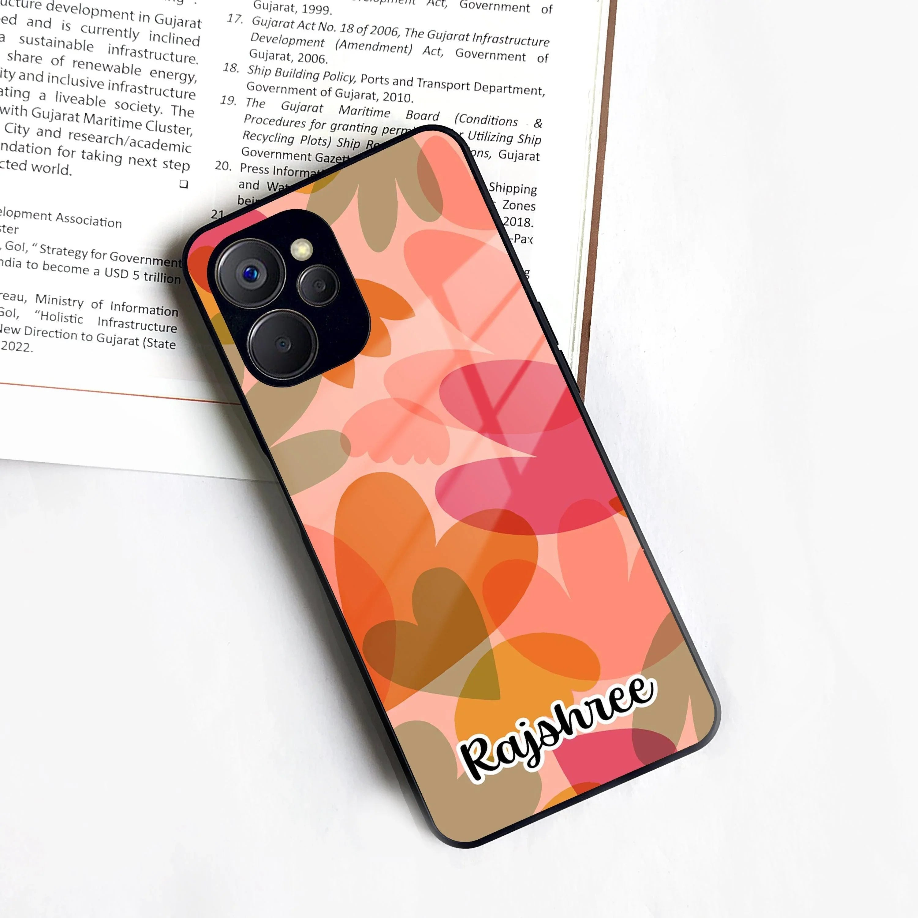 Virginia Customize Glass Case Cover For Realme/Narzo - ShopOnCliQ