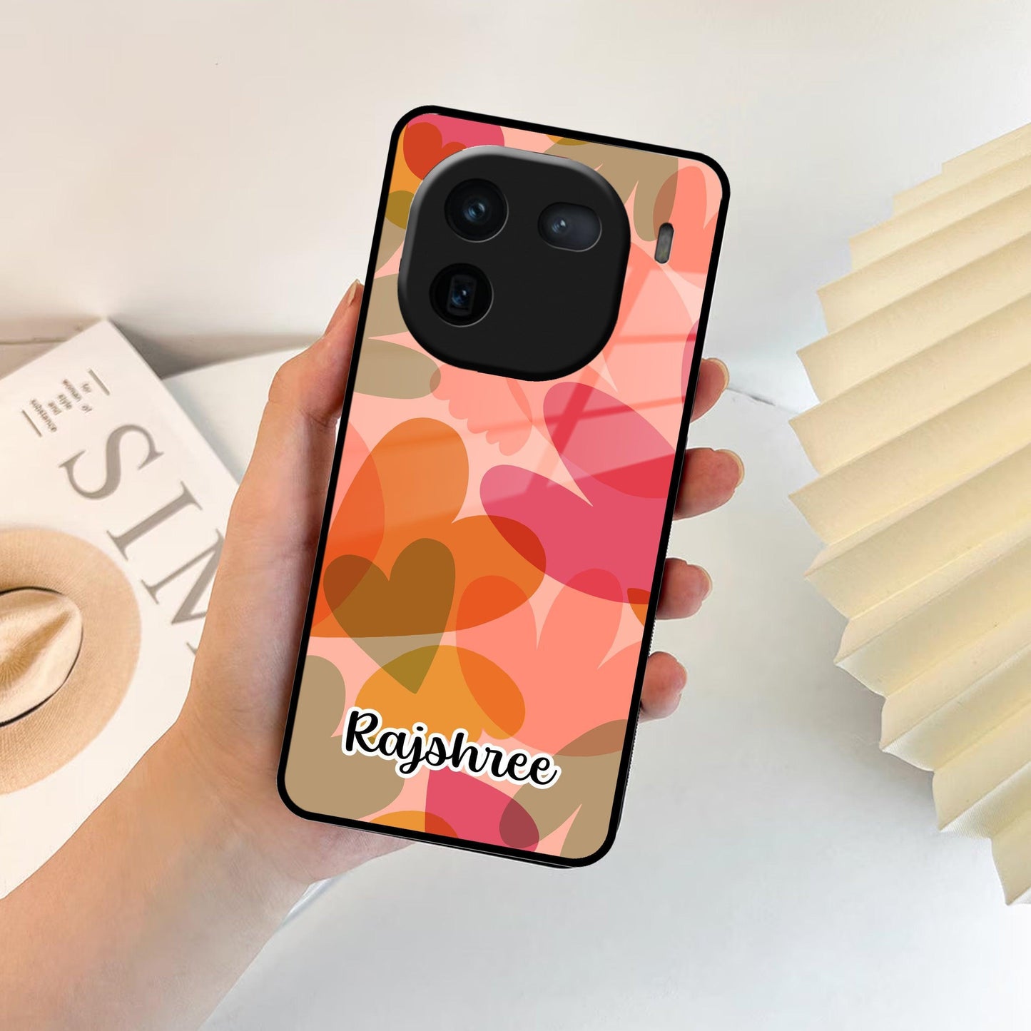 Virginia Customize Glass Case Cover For iQOO