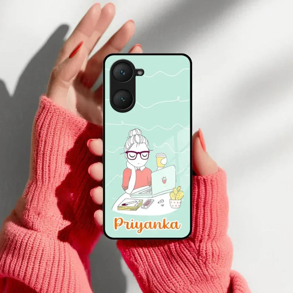 Creator Girl Glossy Metal Case Cover For Vivo - ShopOnCliQ