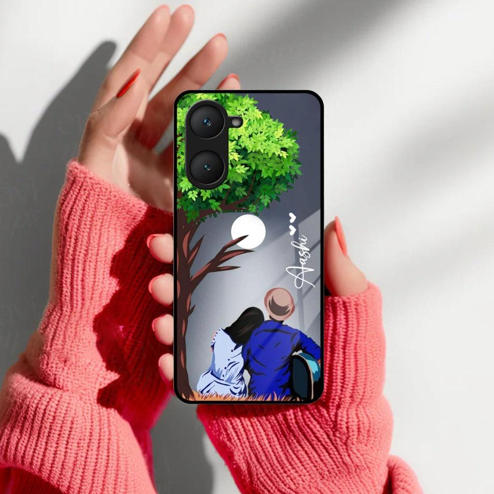 Couple Glossy Metal Case Cover For Vivo