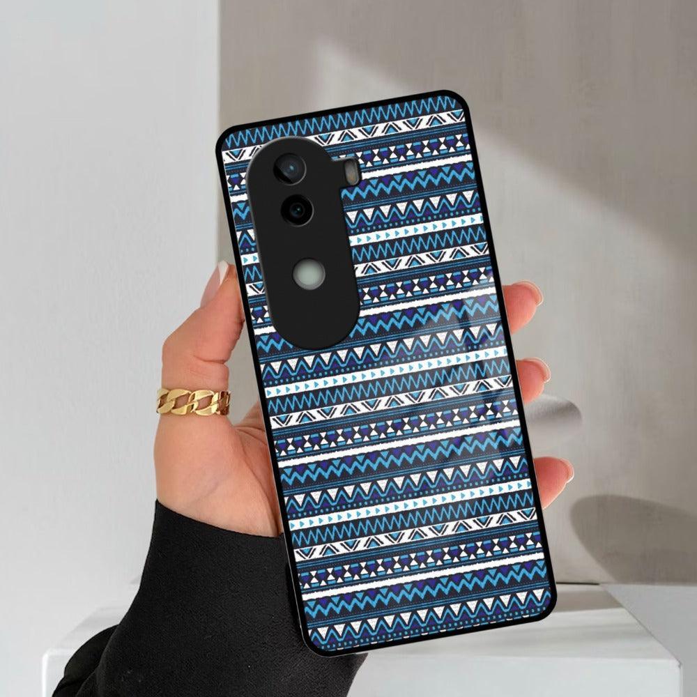 Mandala Glossy Metal Case Cover For Vivo - ShopOnCliQ