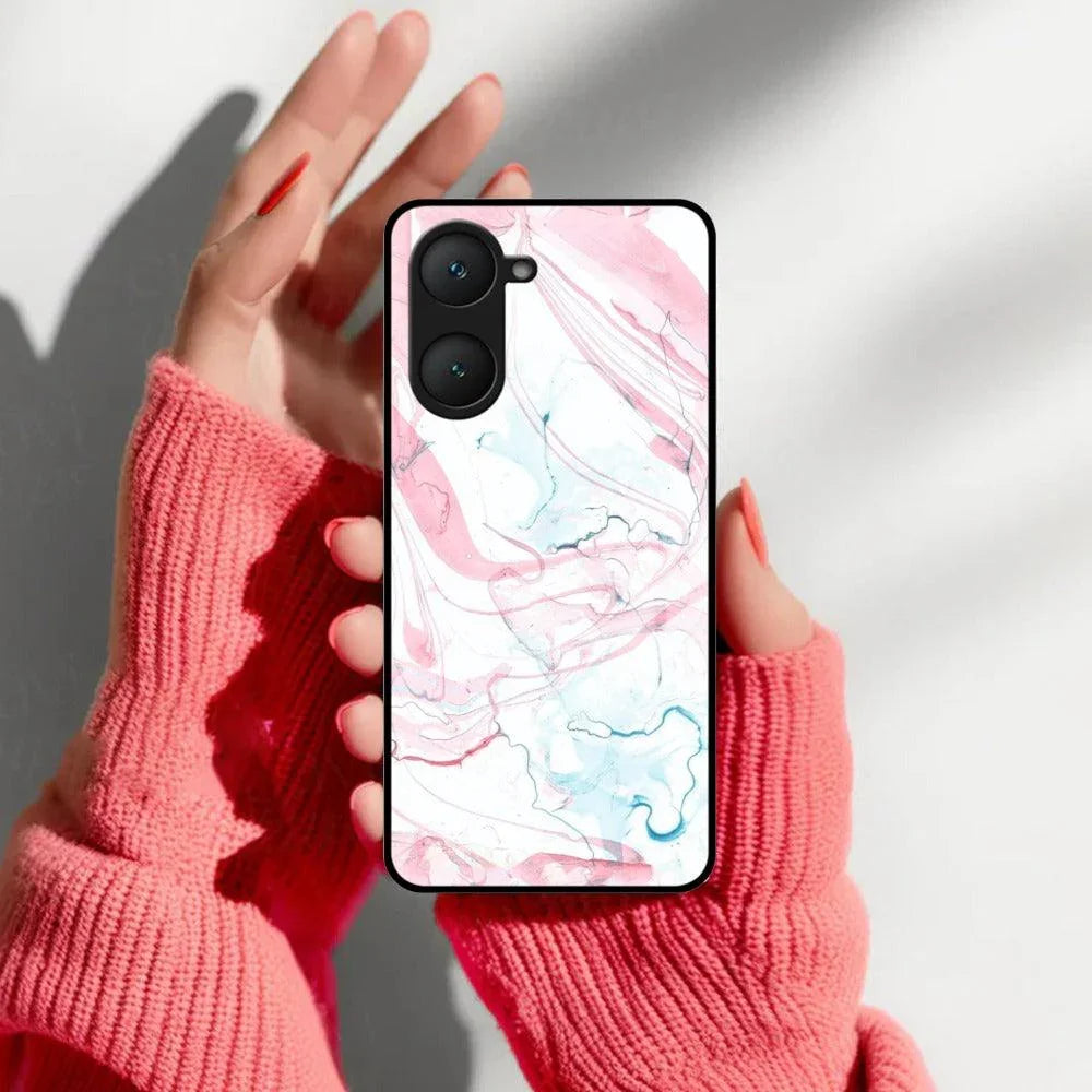 Fashion Marble Texture Glossy Metal Case Cover For Vivo - ShopOnCliQ
