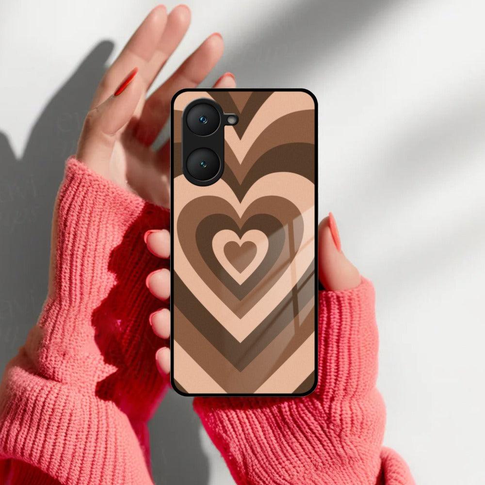 Latte Love Patter Glossy Metal Case Cover Coffee For Vivo