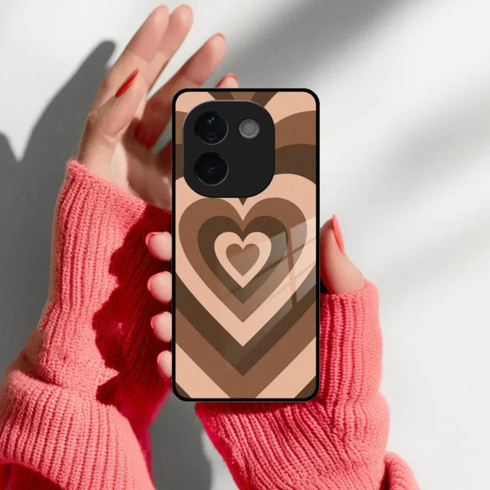 Latte Love Patter Glossy Metal Case Cover Coffee For Vivo - ShopOnCliQ