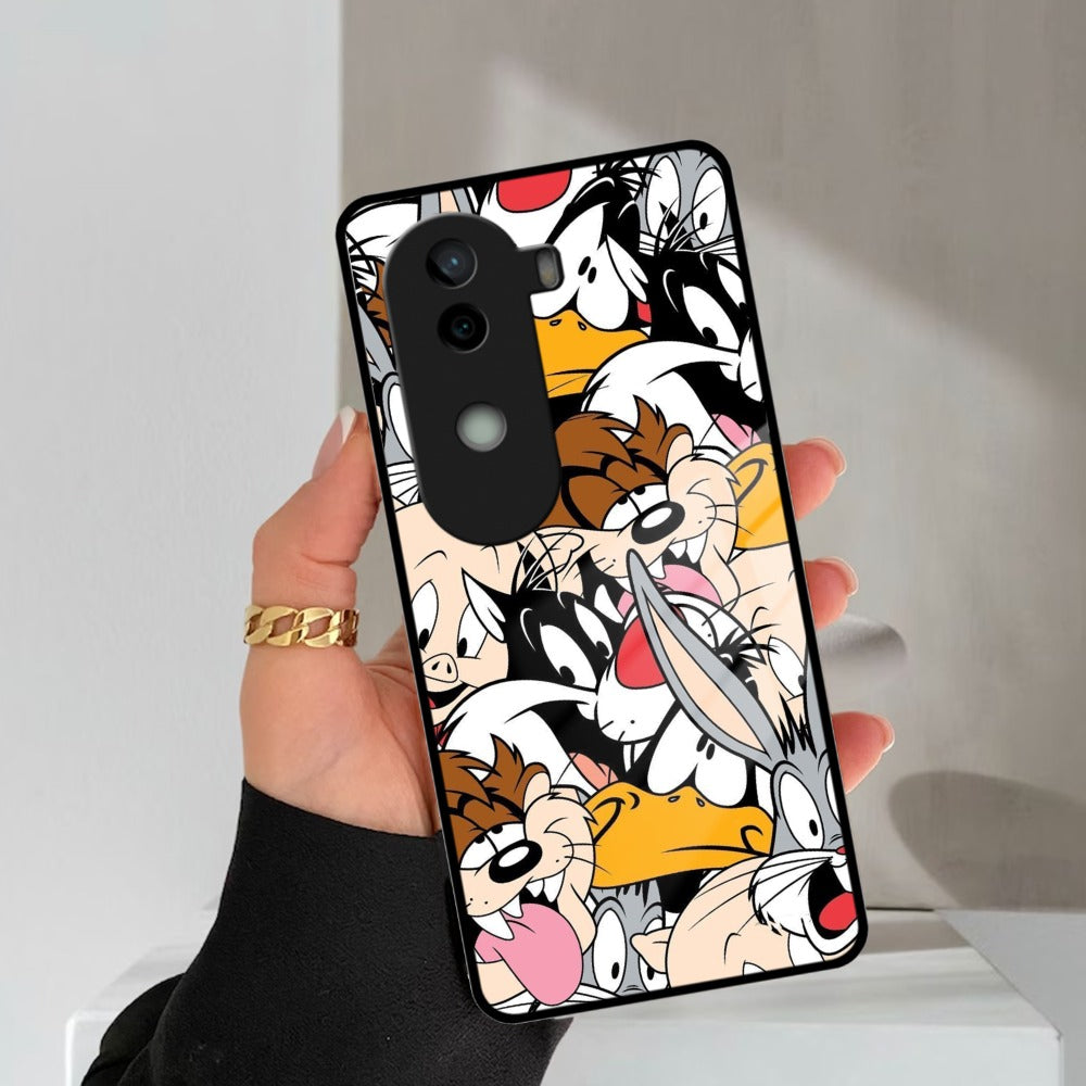 Cute Bugs Bunny Glossy Metal Case Cover For Vivo