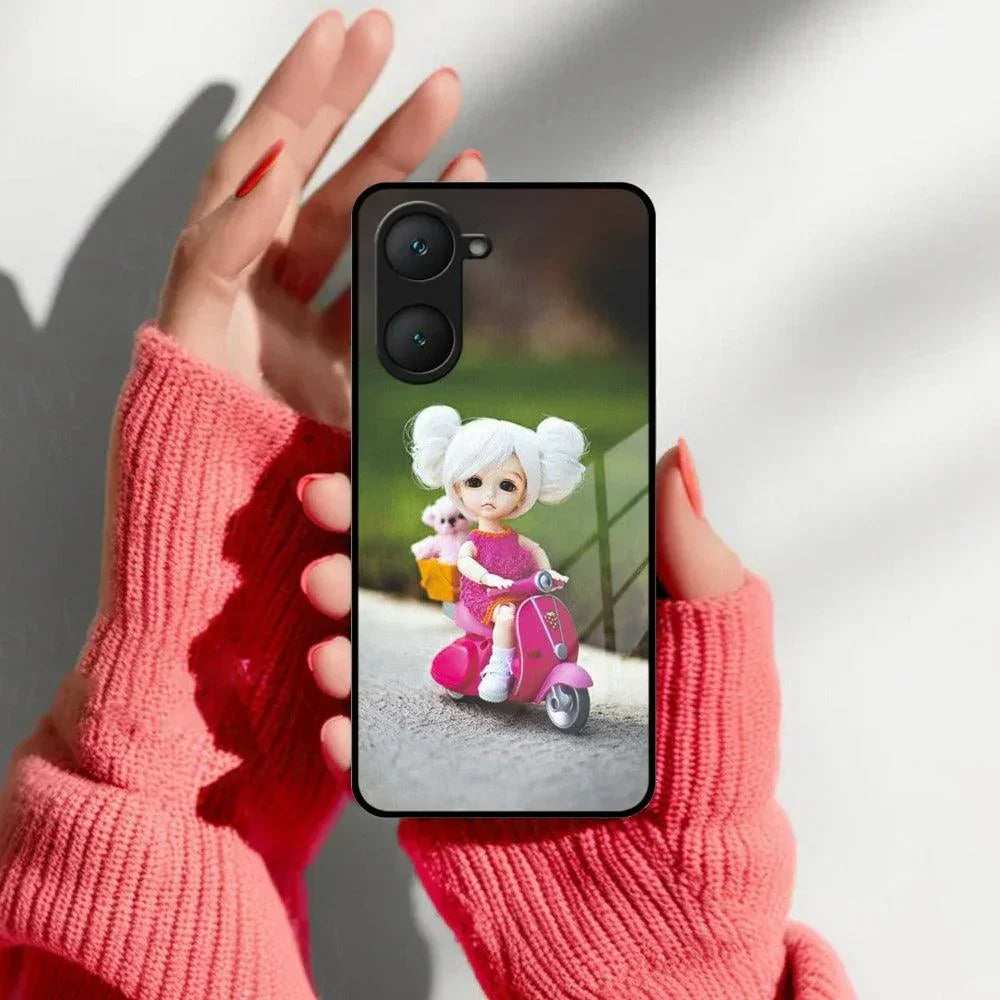 Doll Ridings Glossy Metal Case Cover For Vivo - ShopOnCliQ
