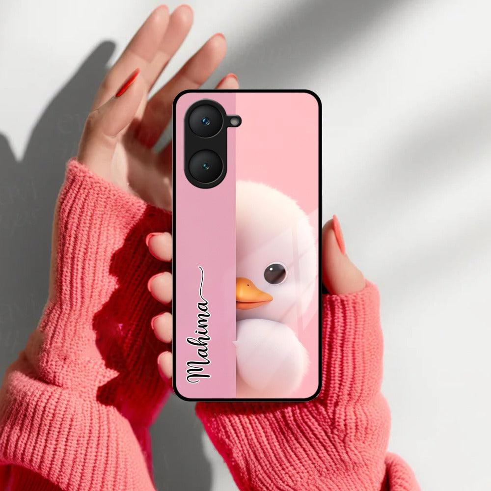 Baby Duck Glossy Metal Case Cover For Vivo