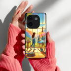 Canvas of Dreams Glass Case Cover For Vivo - ShopOnCliQ