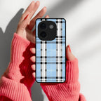 Check Glass Phone Case And Cover For Vivo - ShopOnCliQ