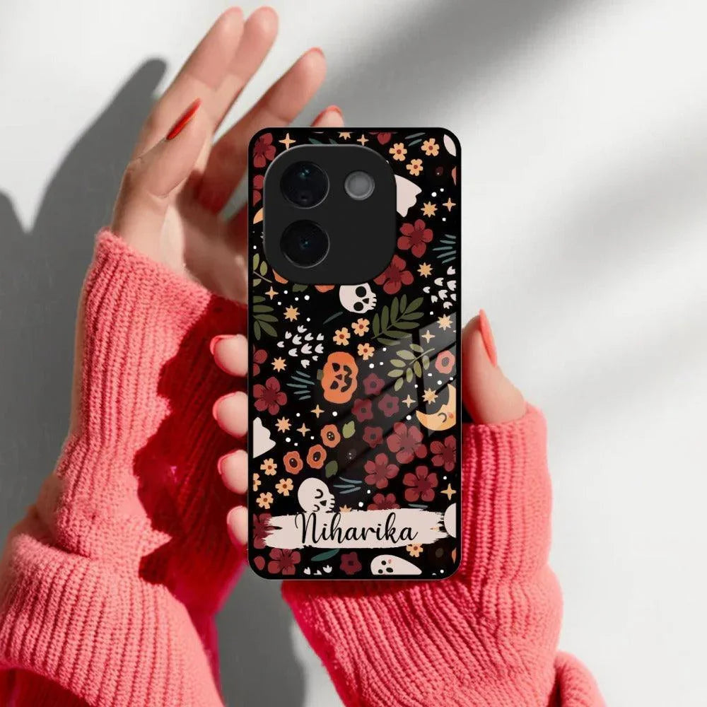 Hellowean Customize Glass Case Cover For Vivo - ShopOnCliQ