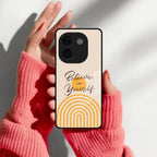 Believe In Yourself Glass Case Cover For Vivo - ShopOnCliQ