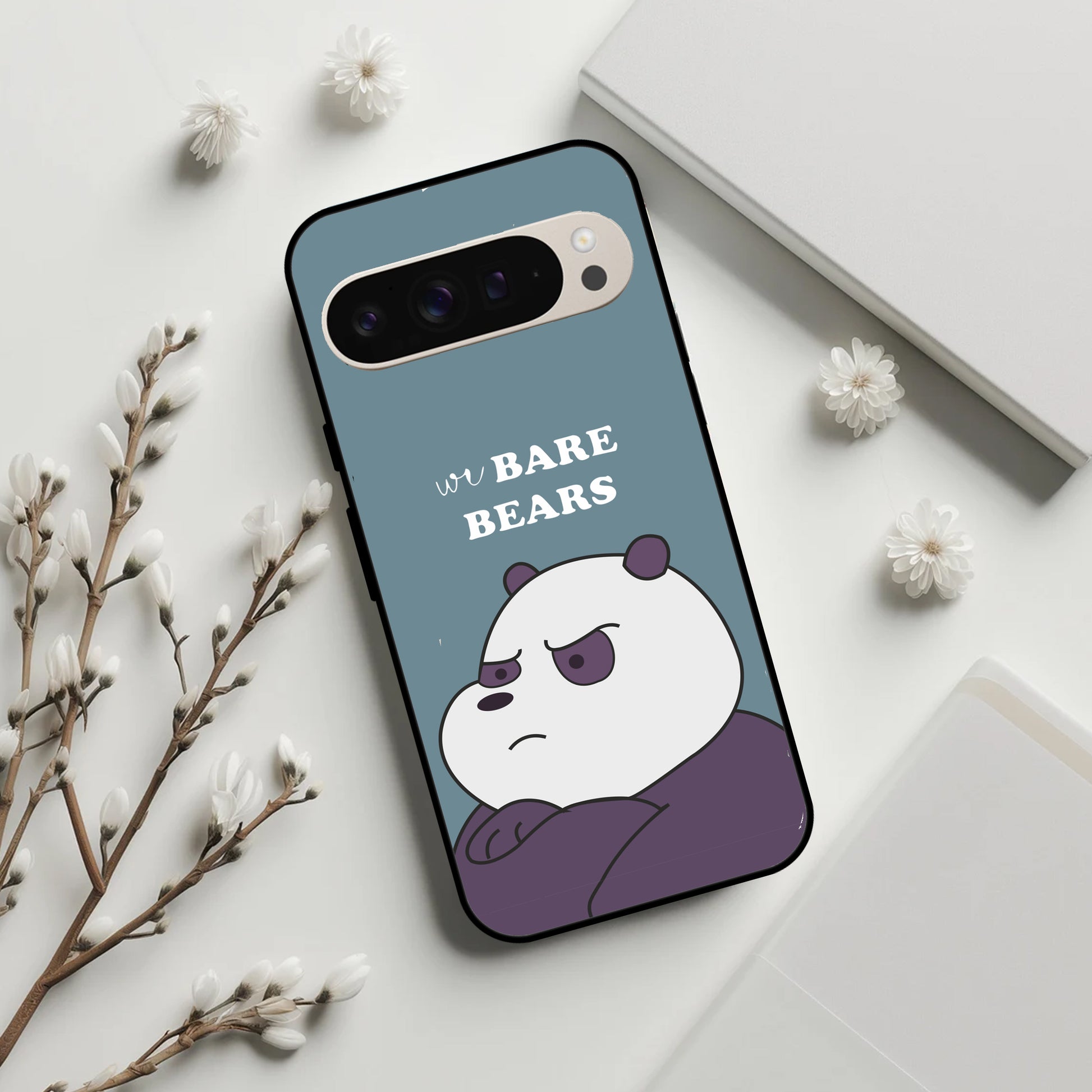 We Bare Bears Blue Glossy Metal Case Cover For Google - ShopOnCliQ