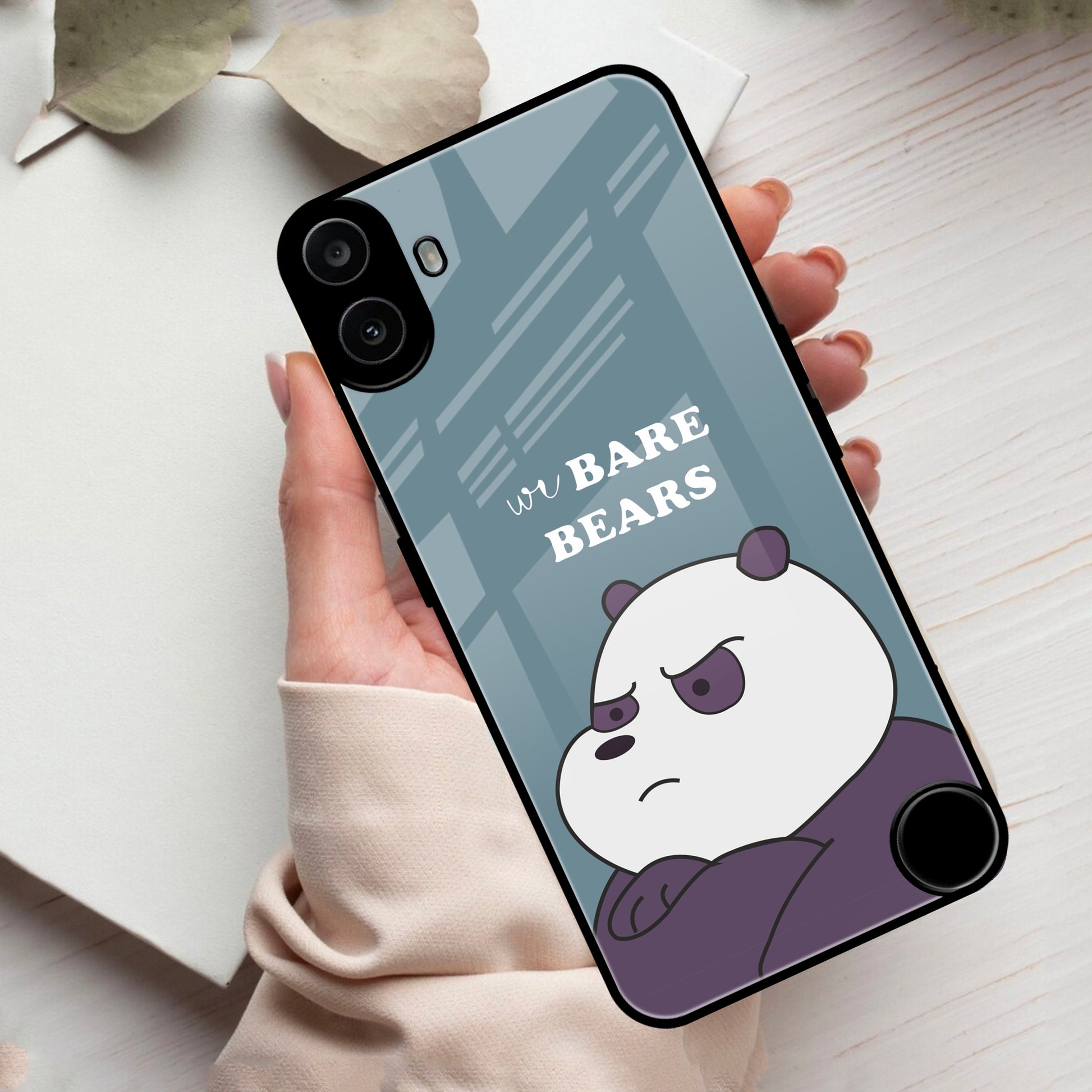 We Bare Bears Blue Glossy Metal Case Cover For Nothing ShopOnCliQ