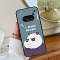 We Bare Bears Blue Glossy Metal Case Cover For Nothing - ShopOnCliQ