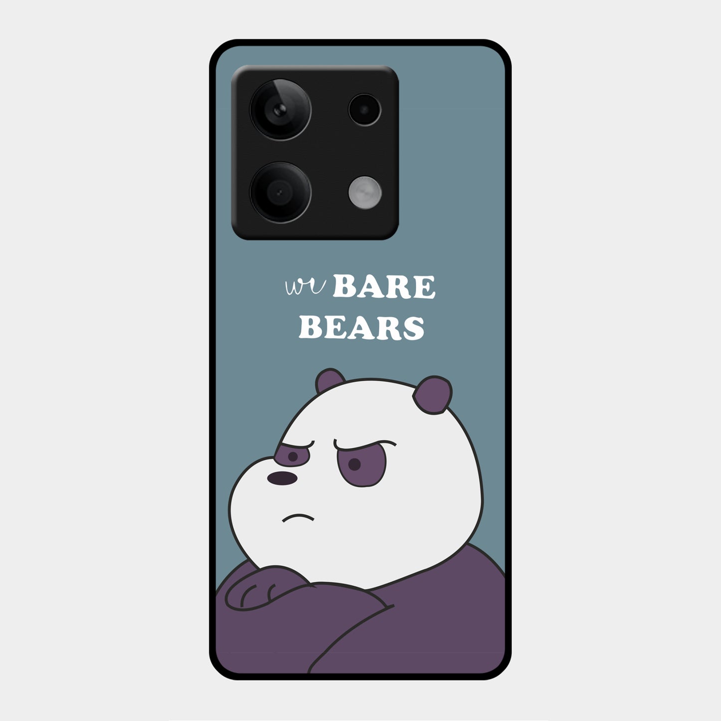 We Bare Bears Blue Glossy Metal Case Cover For Redmi ShopOnCliQ