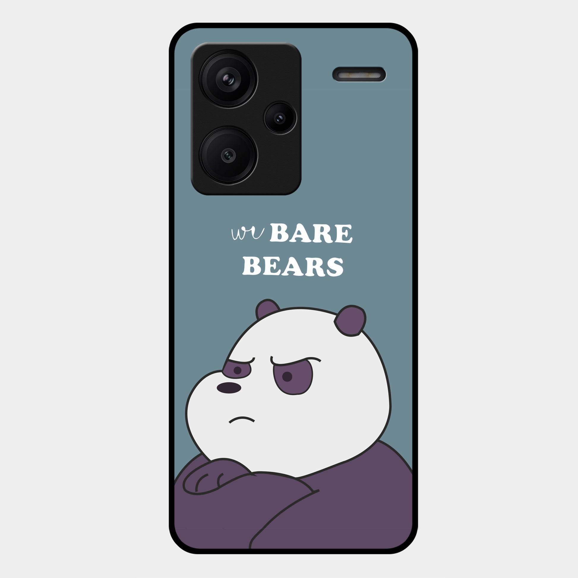 We Bare Bears Blue Glossy Metal Case Cover For Redmi ShopOnCliQ