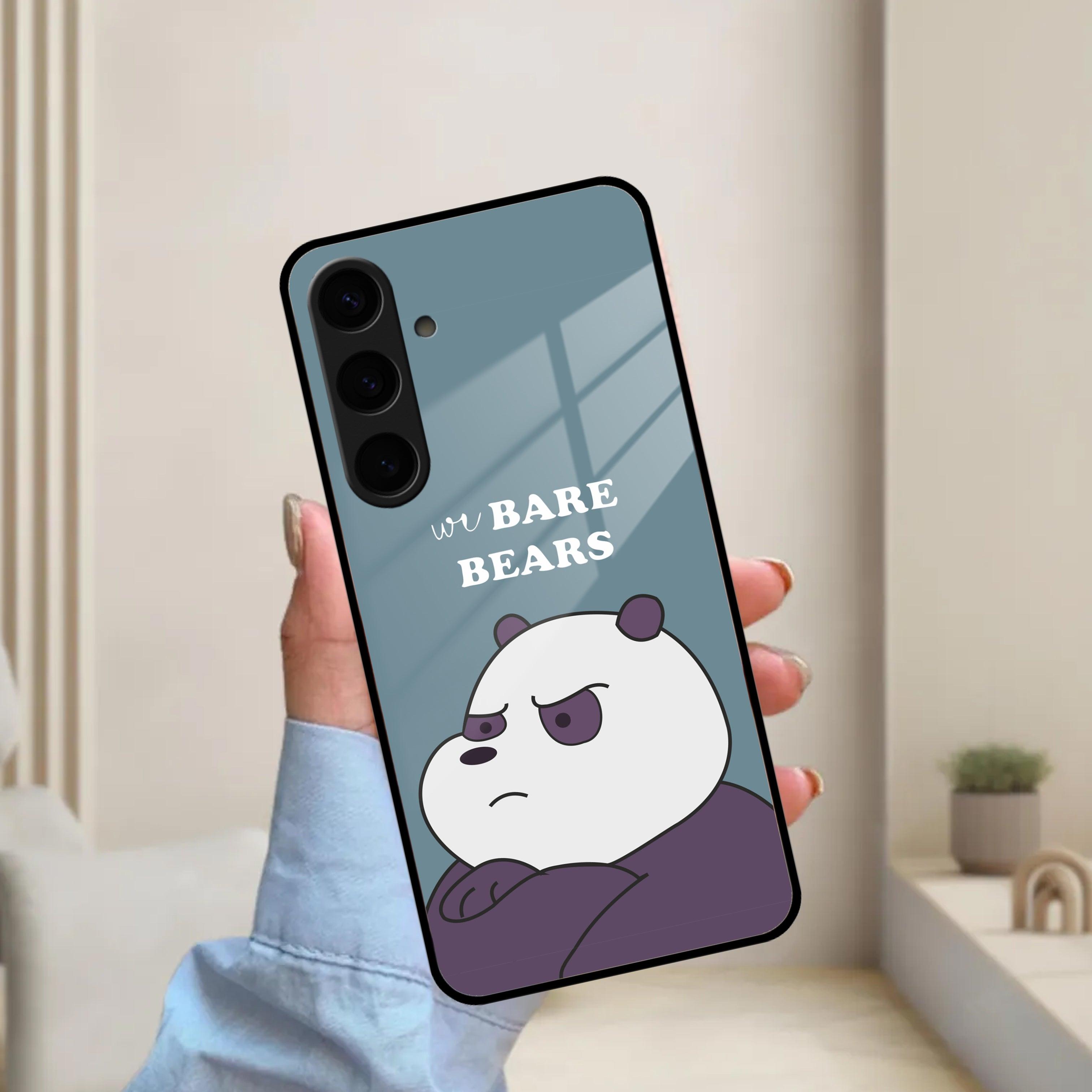 We Bare Bears Blue Glossy Metal Case Cover For Samsung - ShopOnCliQ