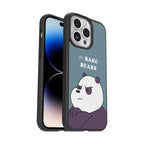 We Bare Bears Blue Glossy Metal Case Cover For iPhone - ShopOnCliQ