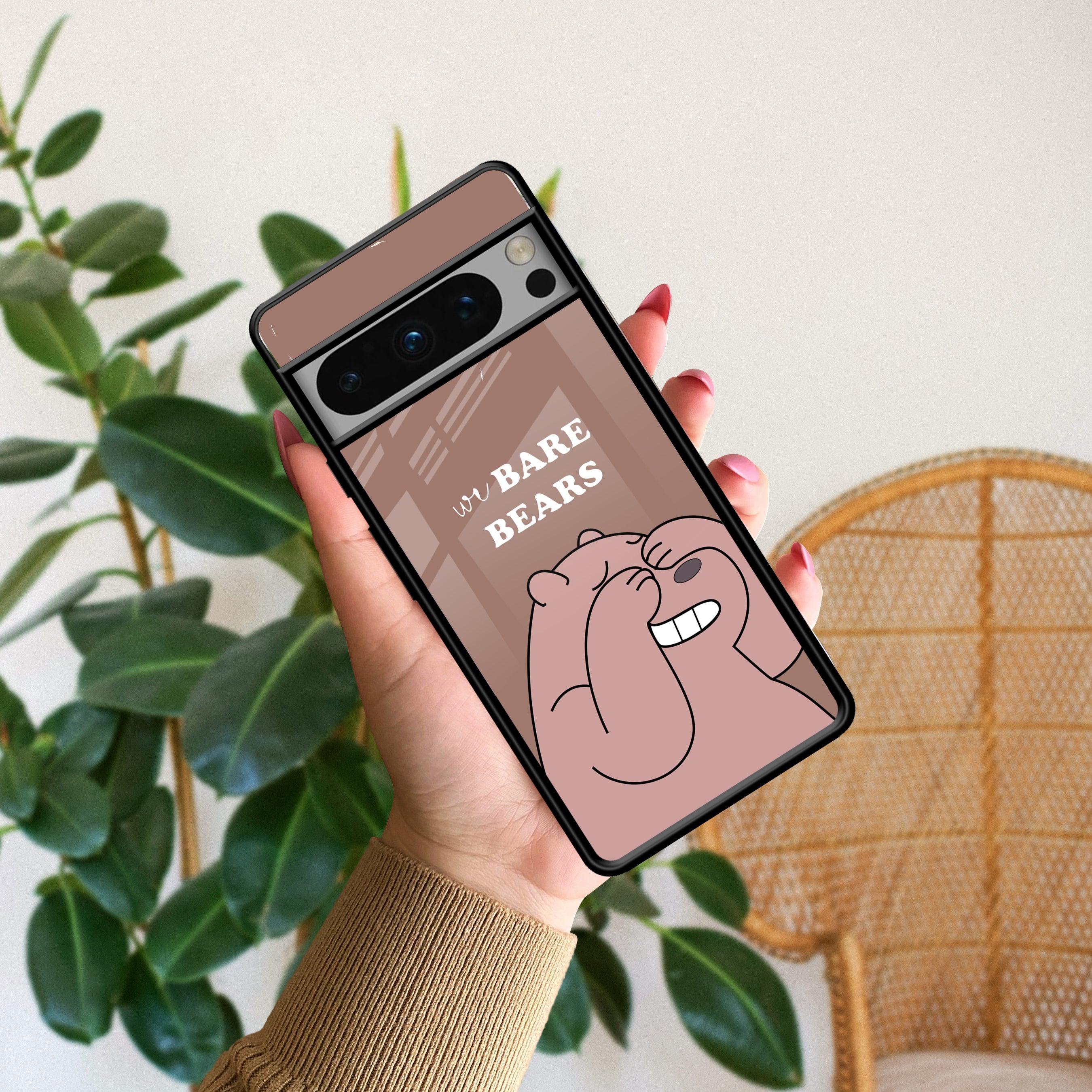 We Bare Bears Brown Glossy Metal Case Cover For Google - ShopOnCliQ
