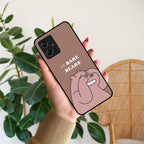We Bare Bears Brown Glossy Metal Case Cover For Motorola - ShopOnCliQ