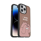 We Bare Bears Brown Glossy Metal Case Cover For Nothing - ShopOnCliQ