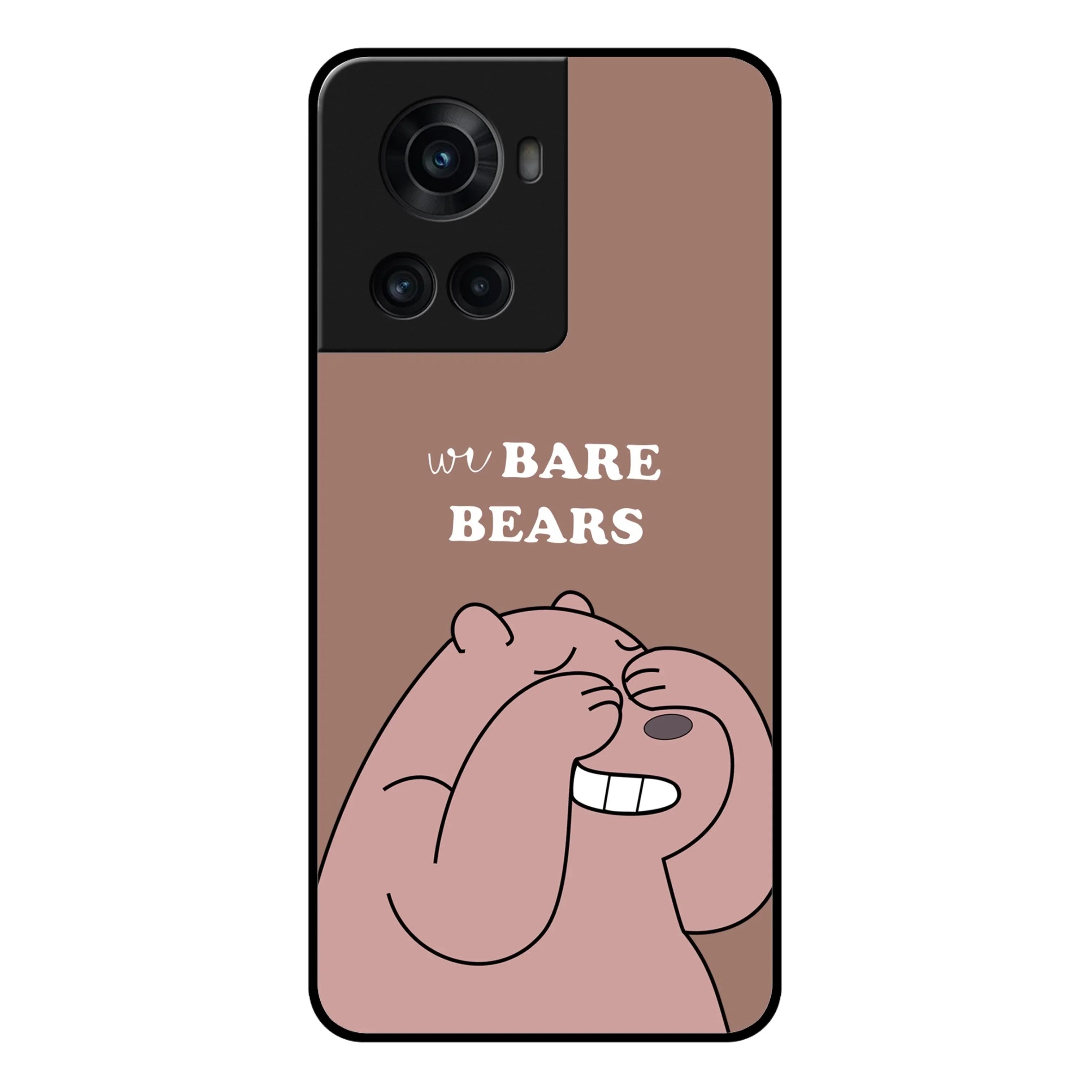 We Bare Bears Brown Glossy Metal Case Cover For OnePlus - ShopOnCliQ