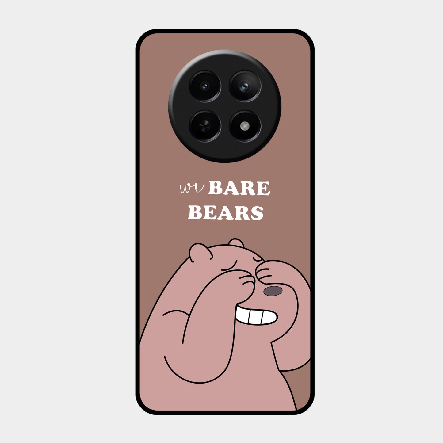 We Bare Bears Brown Glossy Metal Case Cover For Realme - ShopOnCliQ