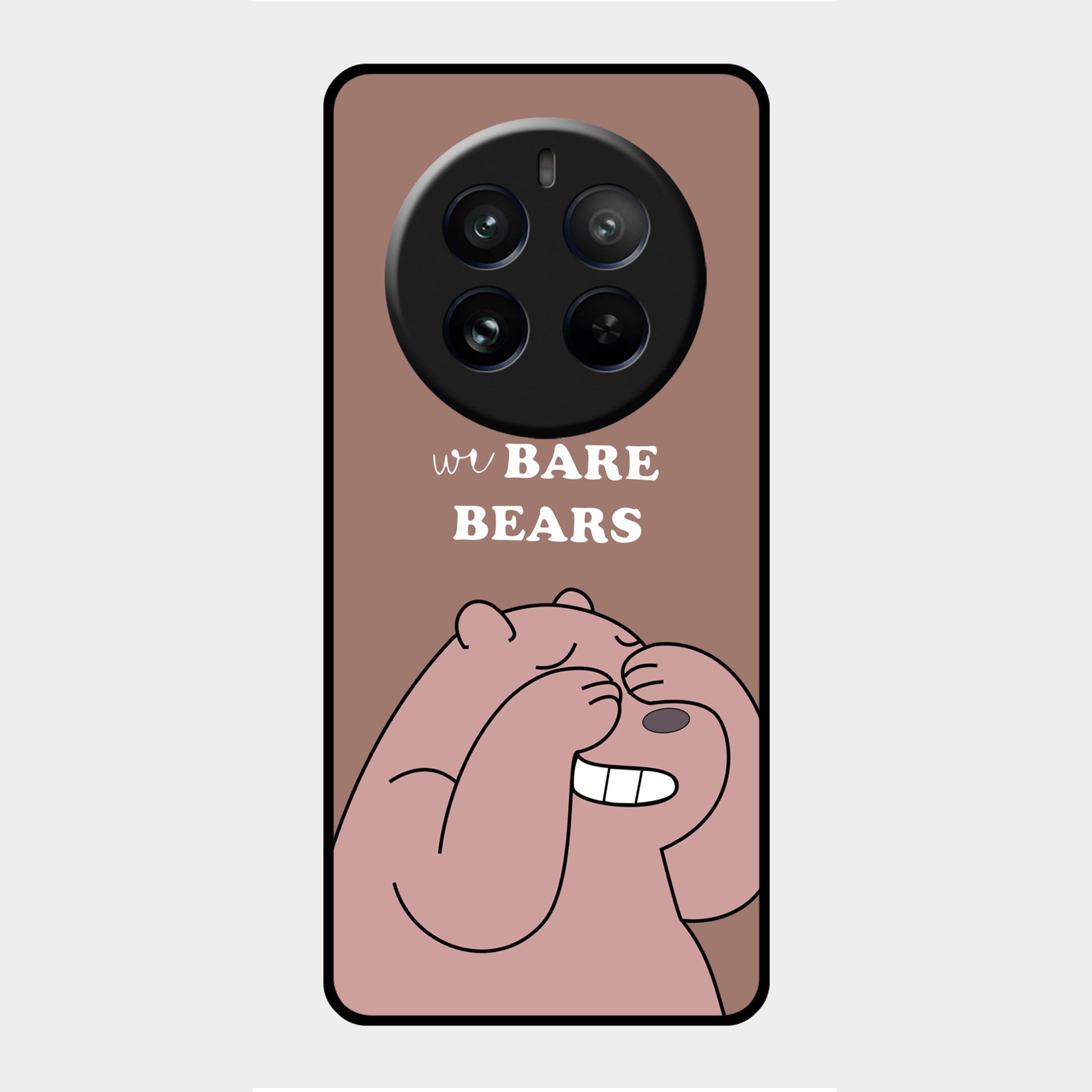 We Bare Bears Brown Glossy Metal Case Cover For Realme - ShopOnCliQ