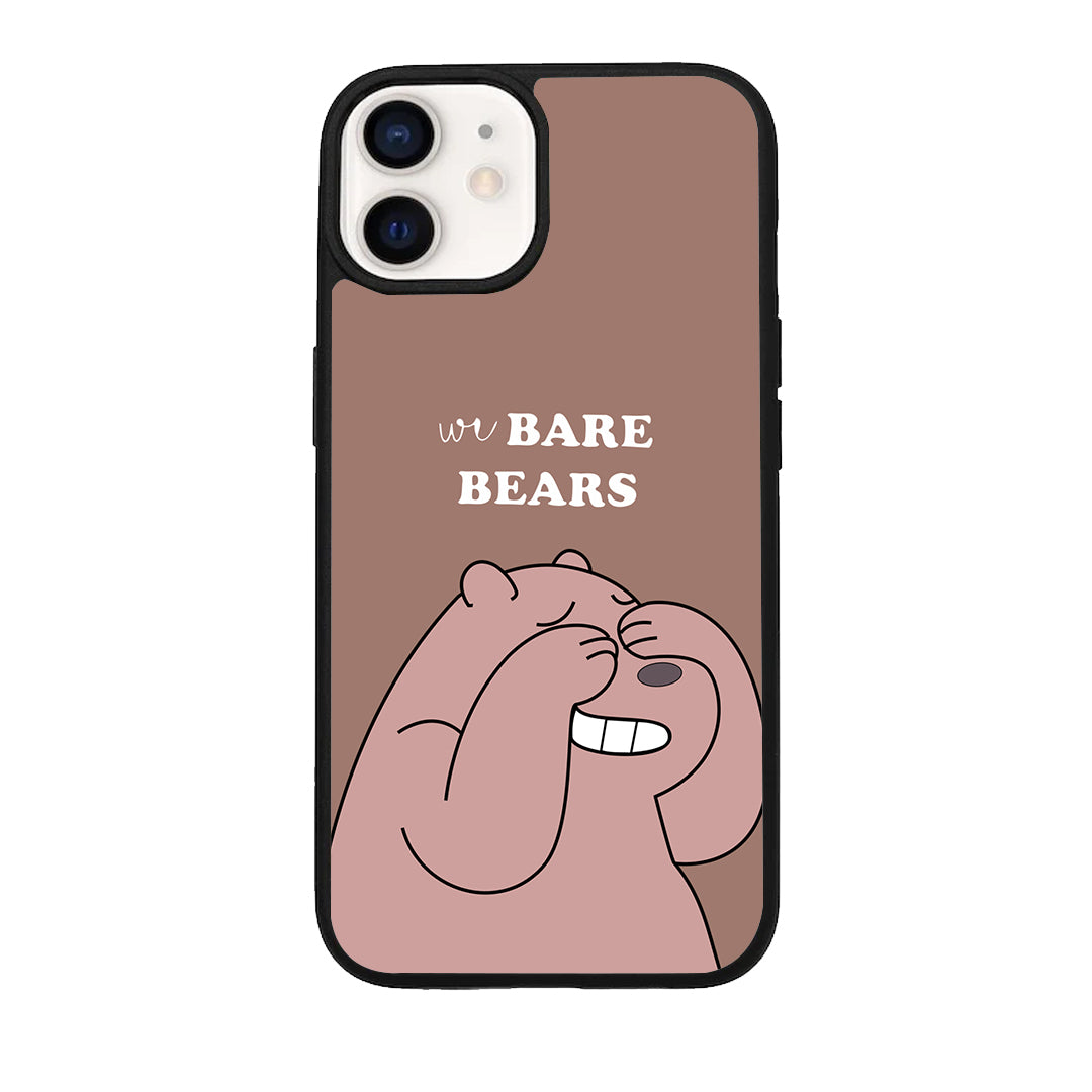 We Bare Bears Brown Glossy Metal Case Cover For iPhone ShopOnCliQ