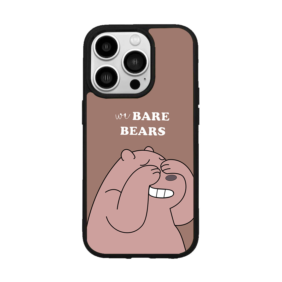 We Bare Bears Brown Glossy Metal Case Cover For iPhone ShopOnCliQ