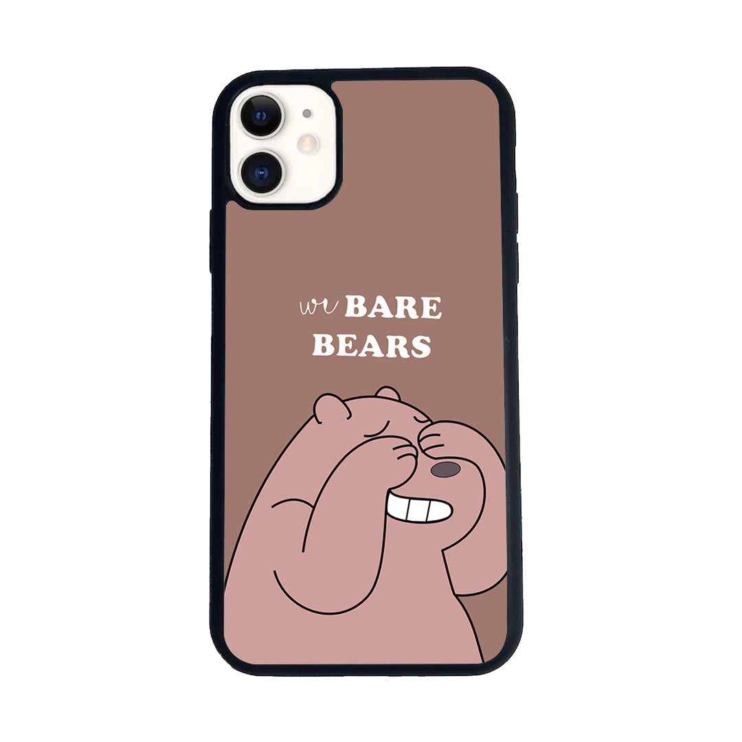 We Bare Bears Brown Glossy Metal Case Cover For iPhone ShopOnCliQ