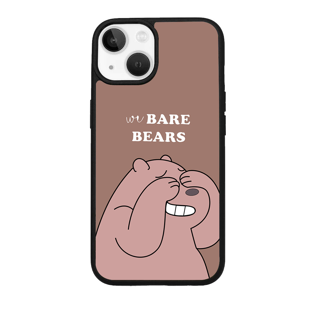 We Bare Bears Brown Glossy Metal Case Cover For iPhone ShopOnCliQ