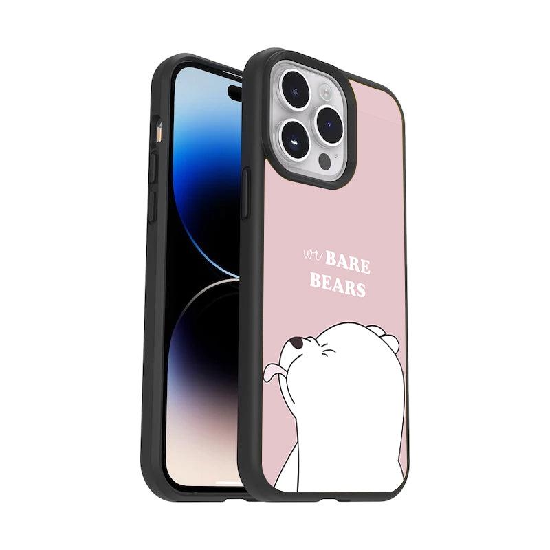 We Bare Bears Pink Glossy Metal Case Cover For Samsung - ShopOnCliQ