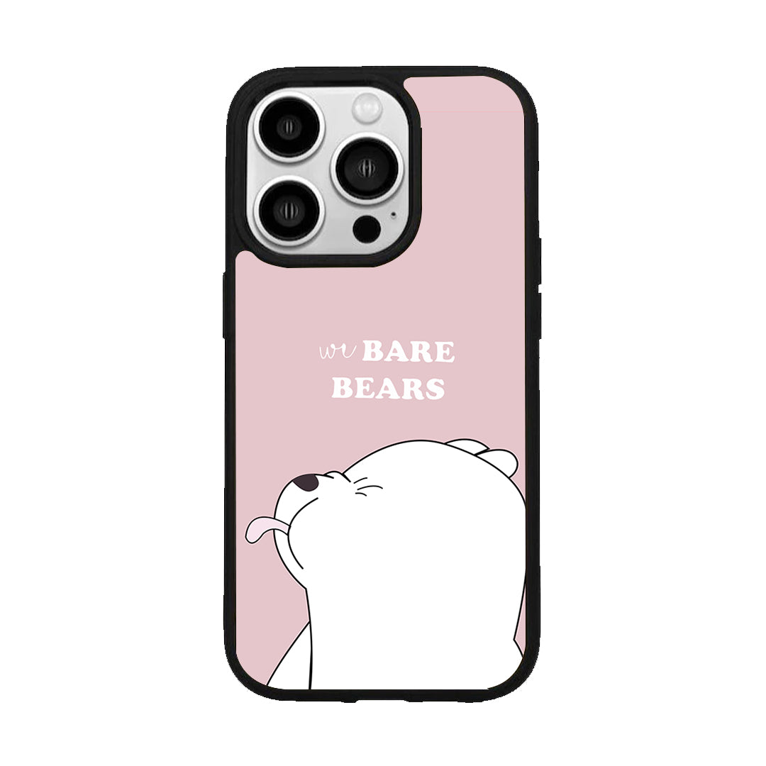 We Bare Bears Pink Glossy Metal Case Cover For iPhone ShopOnCliQ