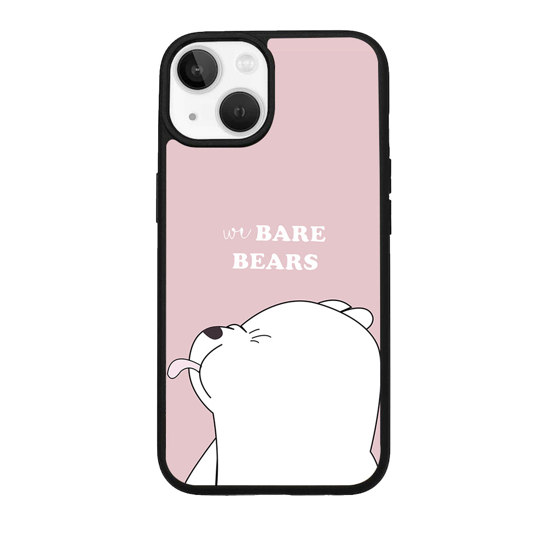 We Bare Bears Pink Glossy Metal Case Cover For iPhone ShopOnCliQ