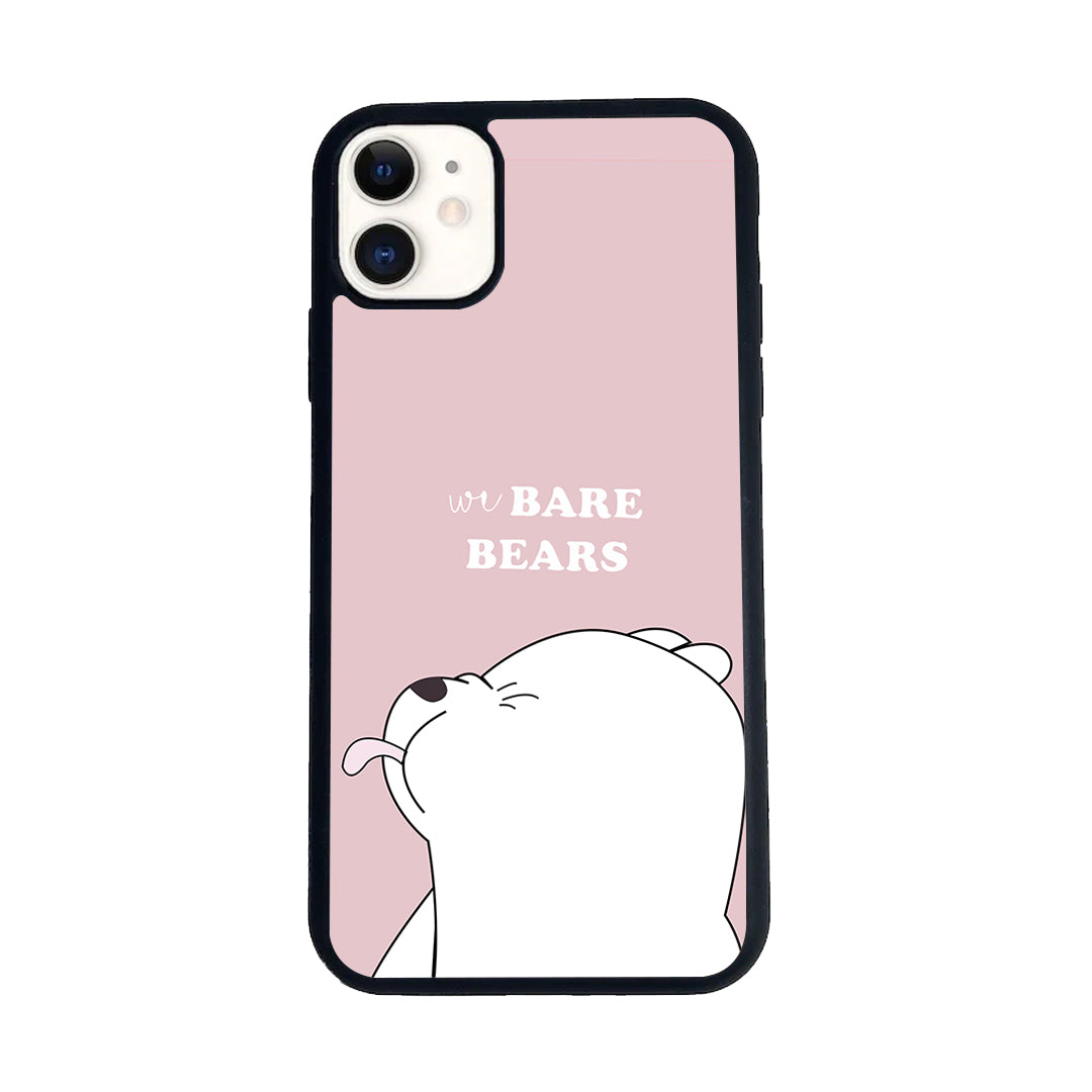 We Bare Bears Pink Glossy Metal Case Cover For iPhone ShopOnCliQ