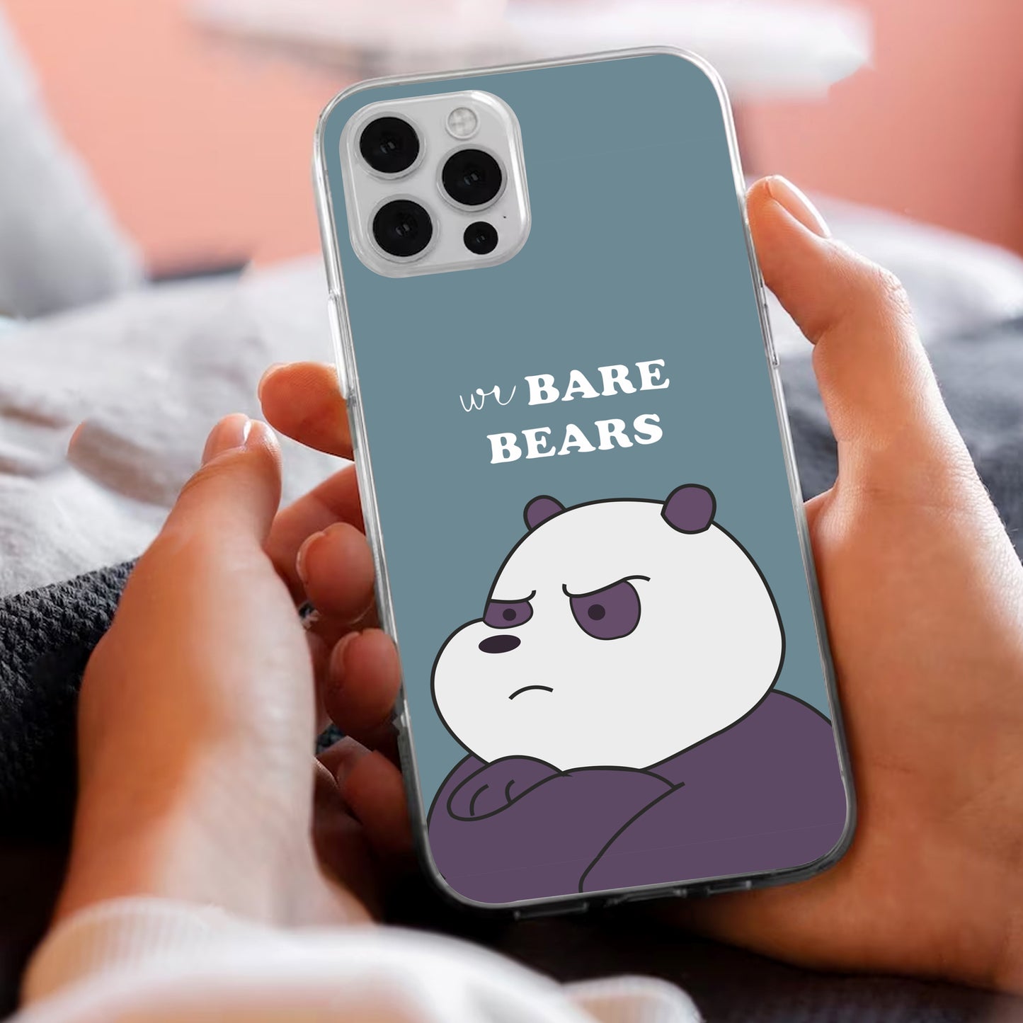 We Bare Bears Transparent Silicon Case Blue For Motorola ShopOnCliQ