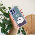 We Bare Bears Anti Yellow Case Blue For Motorola Edge 50 Pro