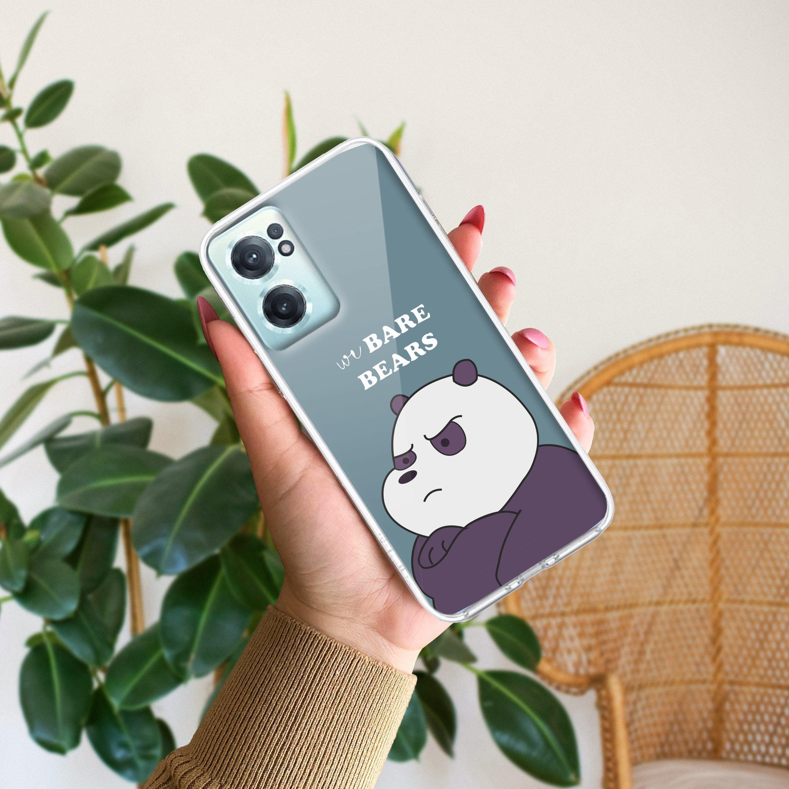 We Bare Bears Transparent Silicon Case Blue For OnePlus