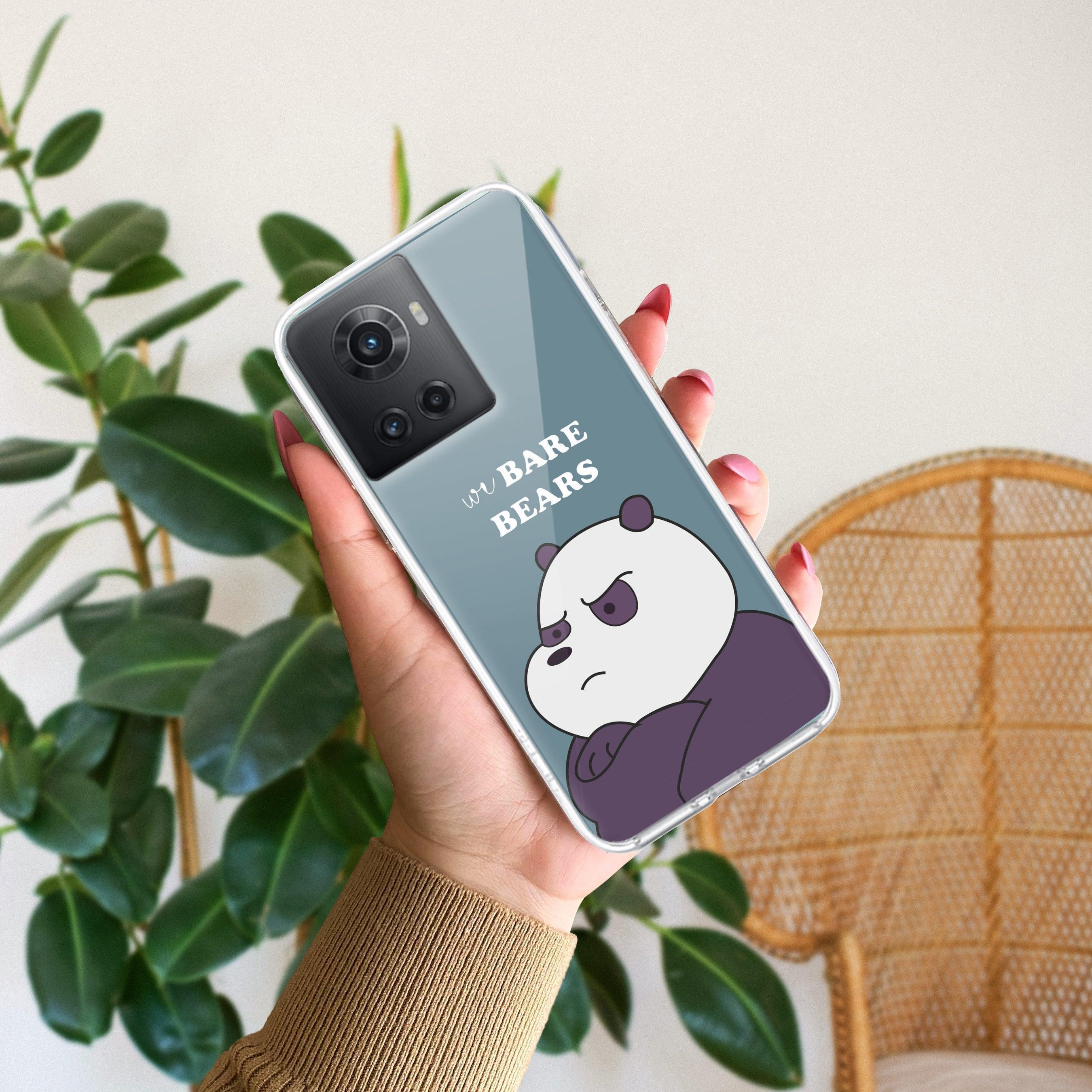 We Bare Bears Transparent Silicon Case Blue For OnePlus
