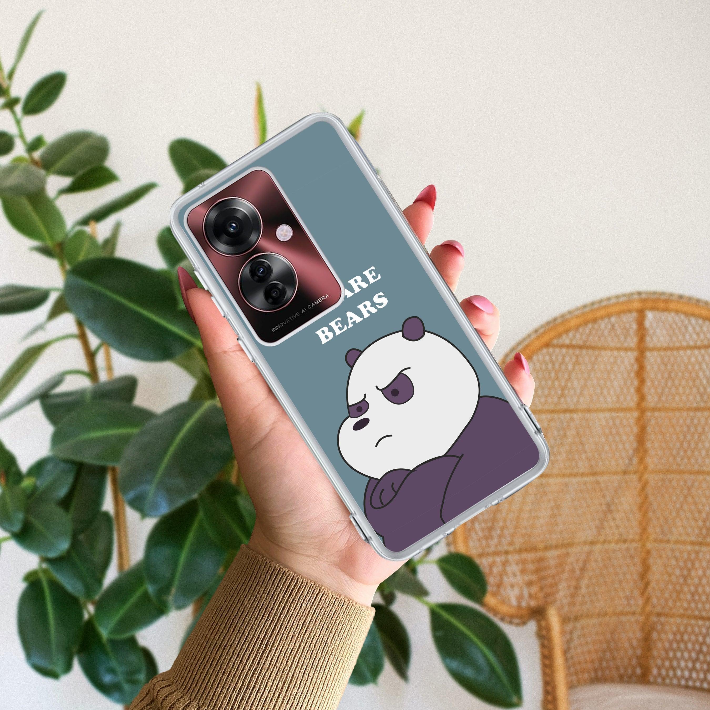 We Bare Bears Anti Yellow Case Blue For Oppo F25 Pro 5G