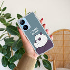 We Bare Bears Anti Yelllow Case Blue For Realme C55