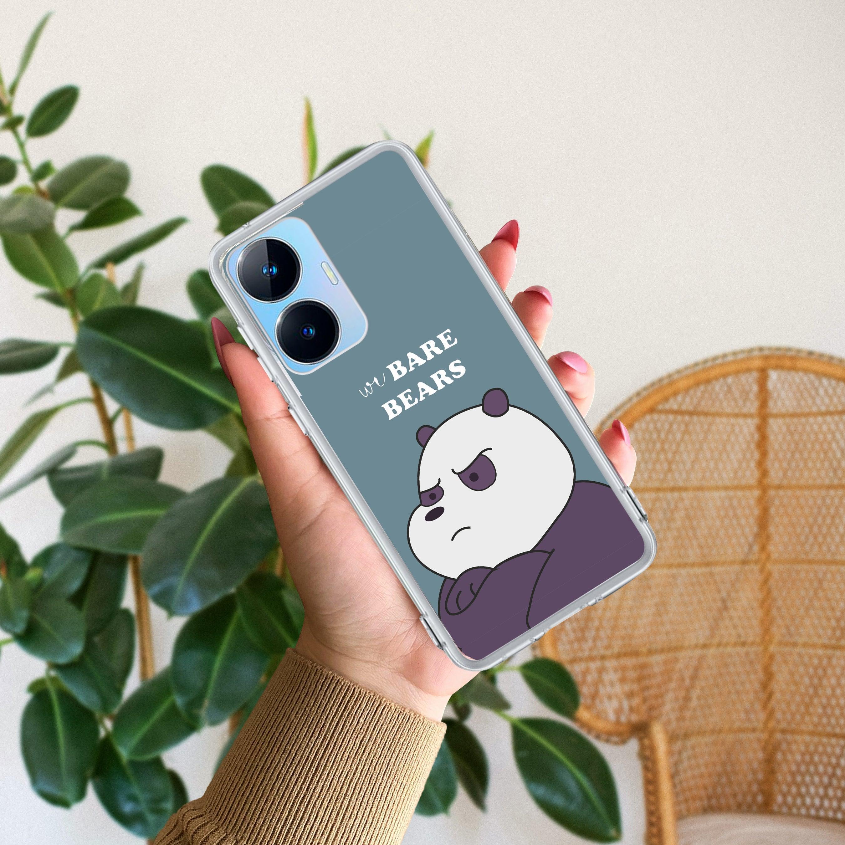 We Bare Bears Anti Yelllow Case Blue For Realme C55